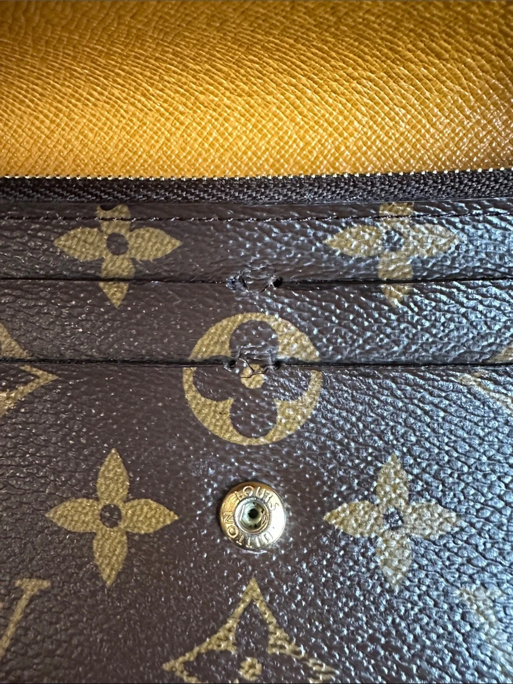 Louis Vuitton Monogram Canvas Emilie Wallet